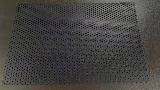 feuille perforée en aluminium AA1060, AA1100, AA3003 de 0.8mm noir et blanc